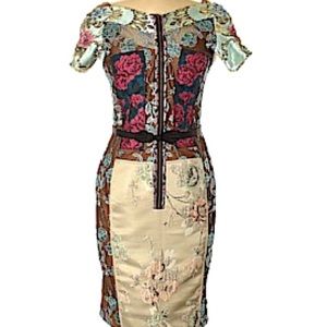 Unique and beautiful multi pattern dress.  Can be worn for any occasion!